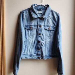 Ci Sono Light Wash Jean Jacket Size XL